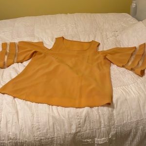 Cold shoulder blouse
